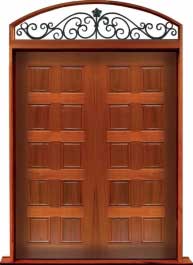 10 panel: single door + sidelight on right