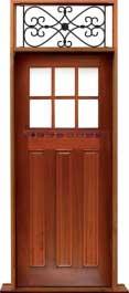 ashgrove: single door + sidelight on left