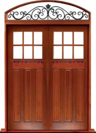 ashgrove: single door + sidelight on left