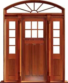 ashgrove: single door + sidelight on left