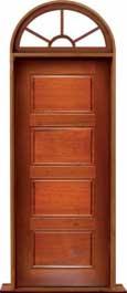 horizontal 4 panel: double door + sidelight on right