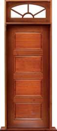 horizontal 4 panel: double door + sidelight on right