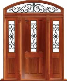 paddington with ironwork: door in frame