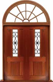 paddington with ironwork: door in frame