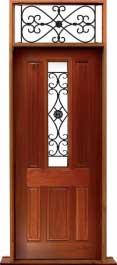 paddington with ironwork: door in frame