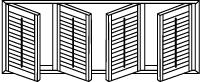 4panel 2-hinged-left-2-T-post-2-hinged-right-(LTLRTR)